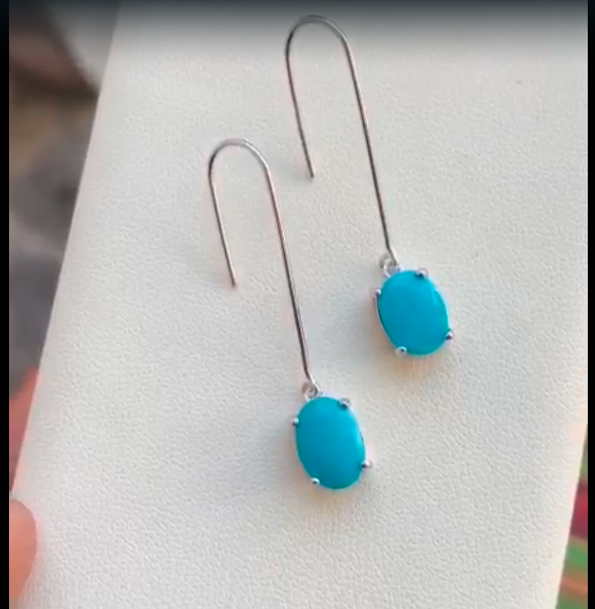 Beautiful Natural tourquis earrings