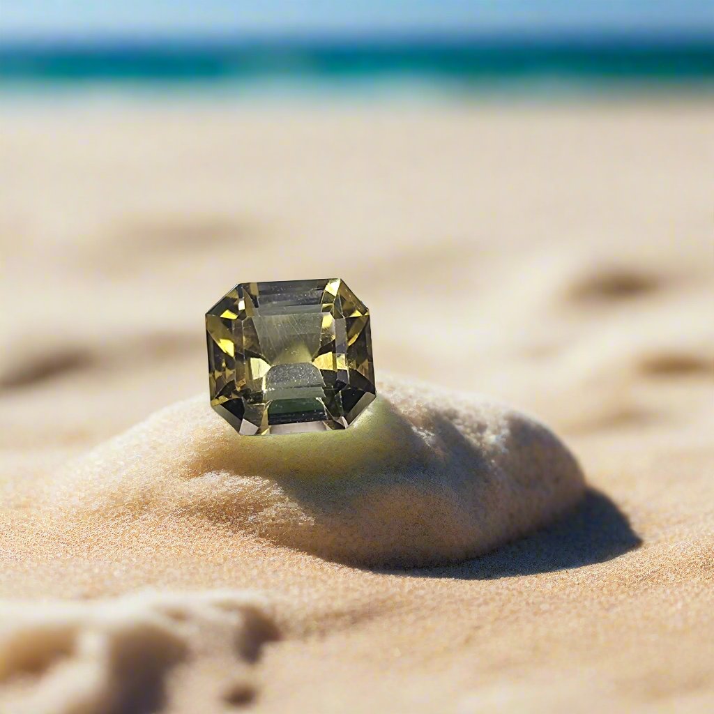 Tourmaline rare cut stone
