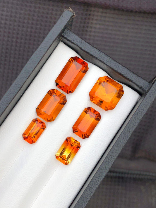 16.15 carats gorgeous faceted madrina citrine available