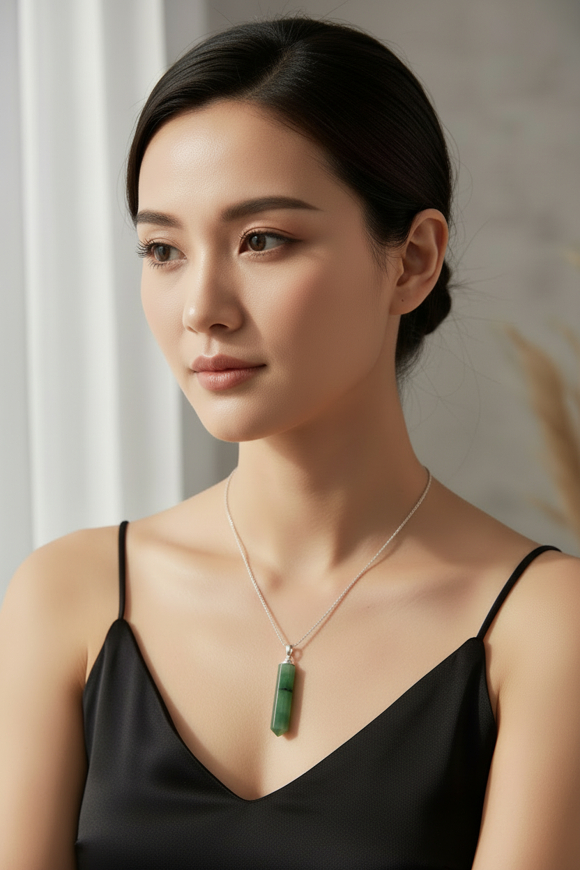 Natural Nephrite Jade Locket – Afghanistan 🇦🇫