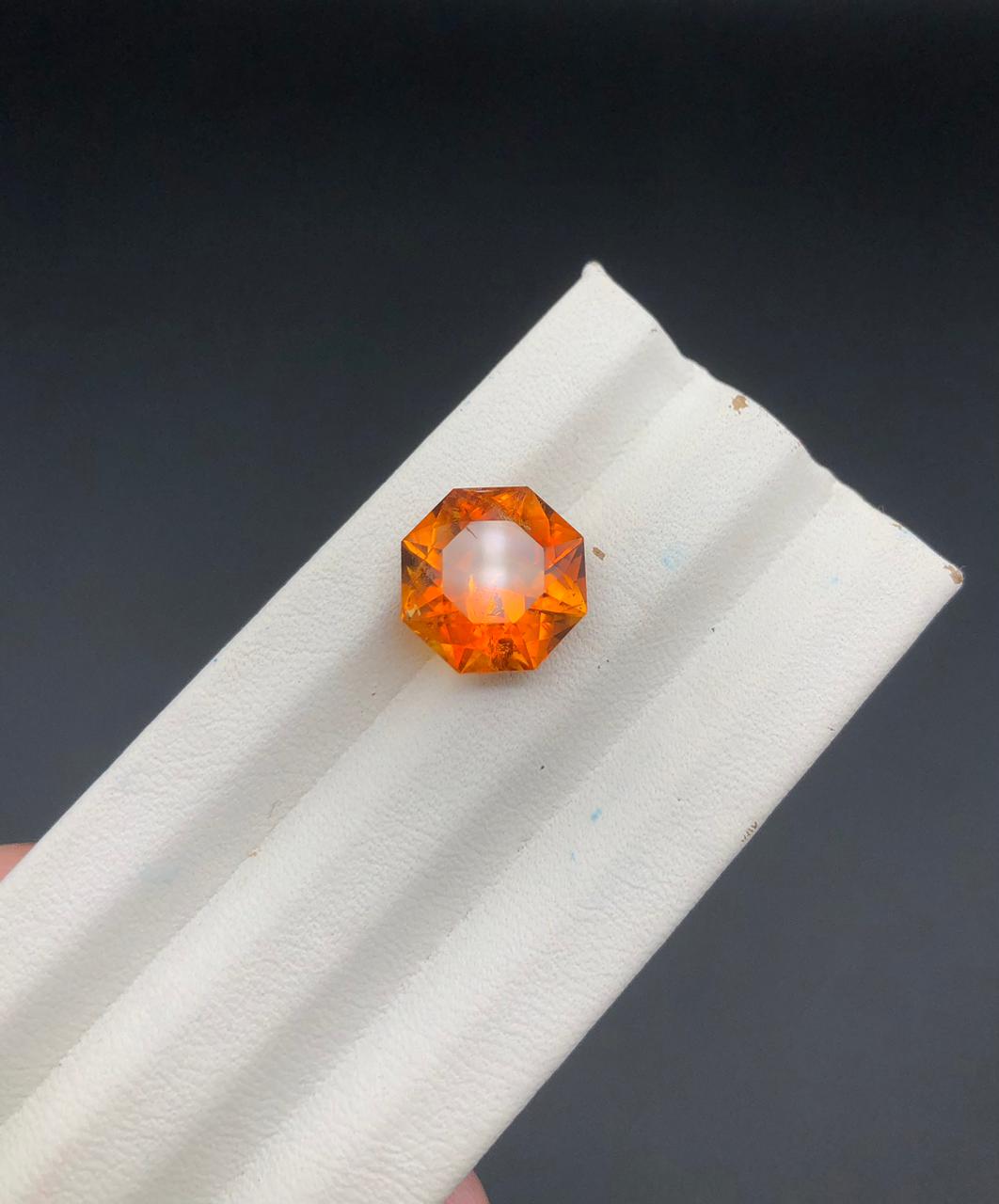 Natural Citrine – 5.90 ct of Pure Golden Fire