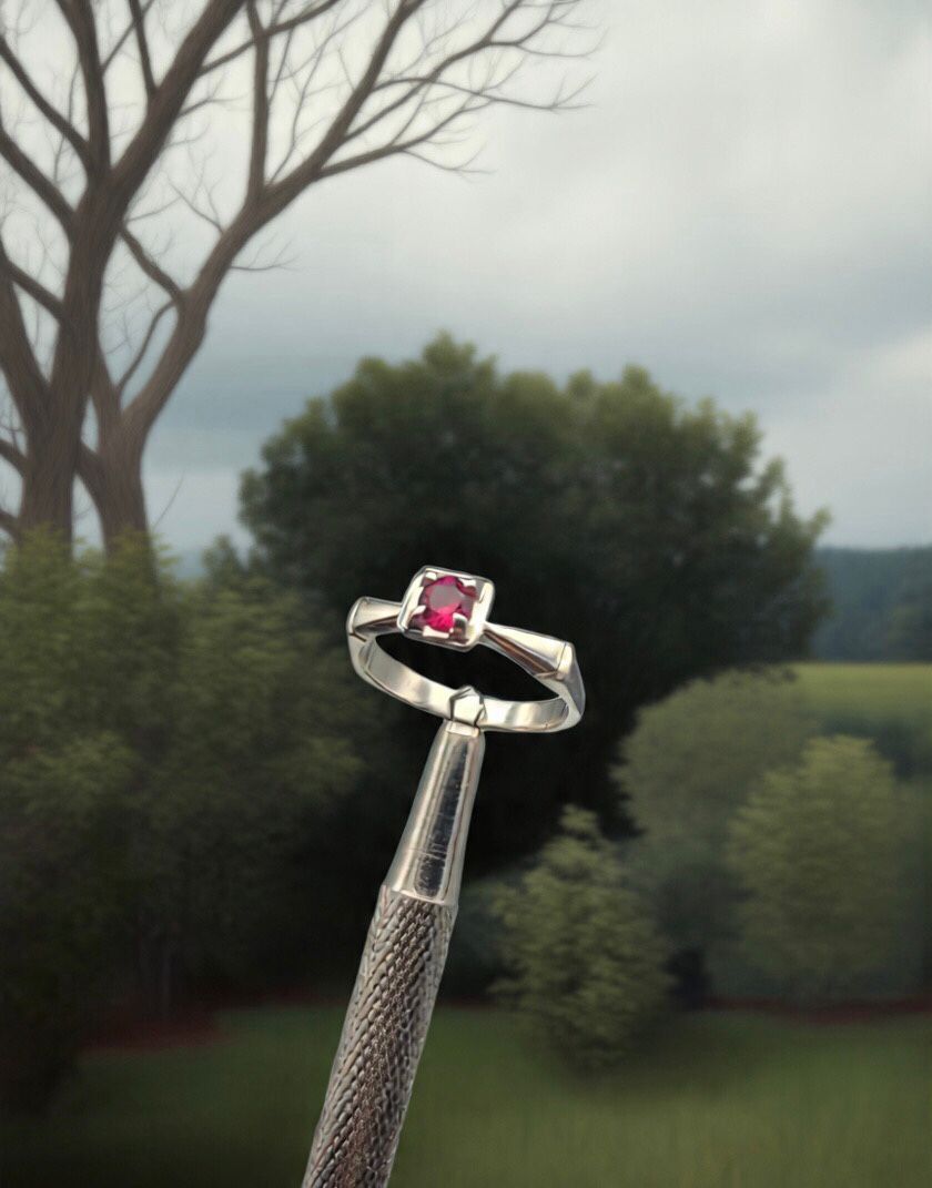 💍 Natural Garnet Rings for Men