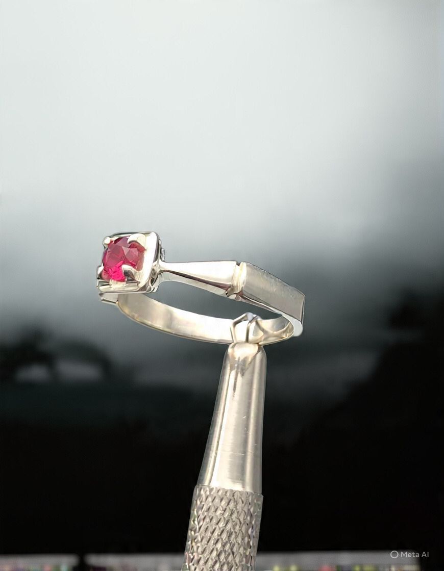 💍 Natural Garnet Rings for Men