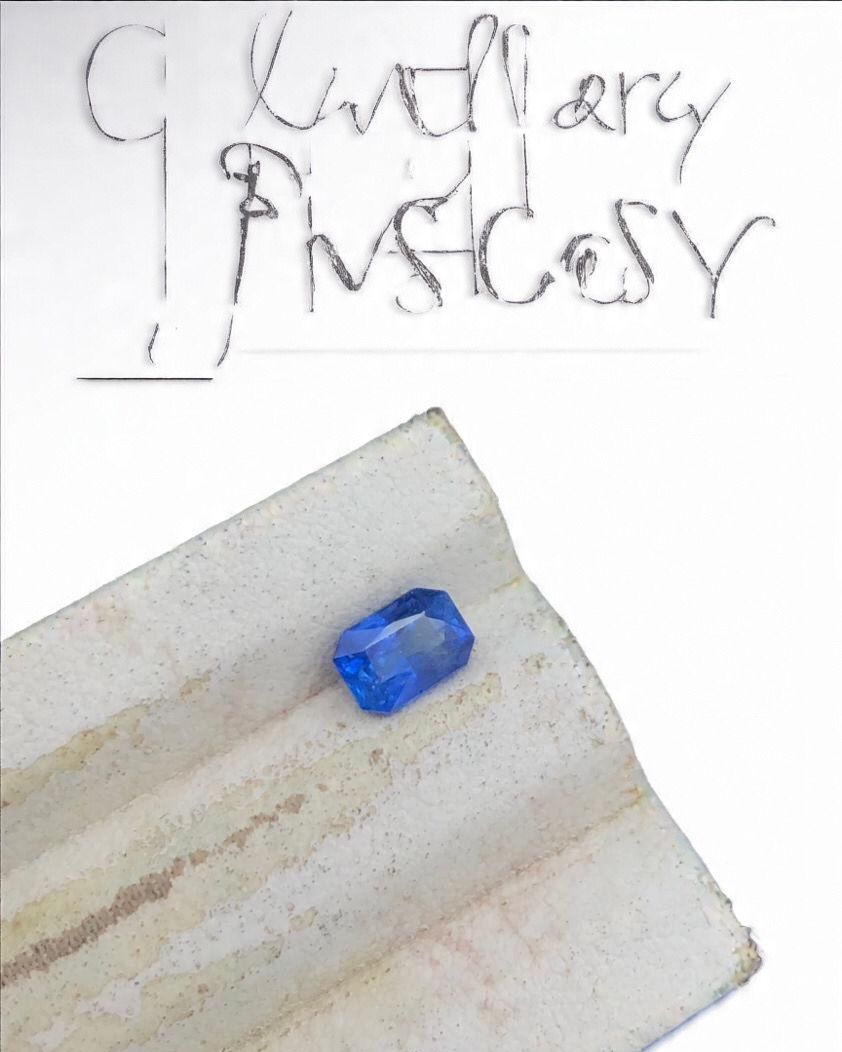 Natural Sapphire – 1.20 ct of Unheated Blue Perfection