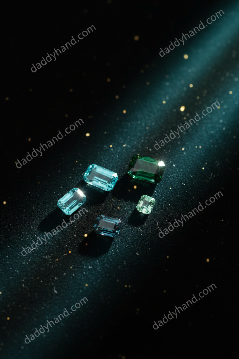Tourmaline Parcel 4 Pieces Color 5.25 ct lot