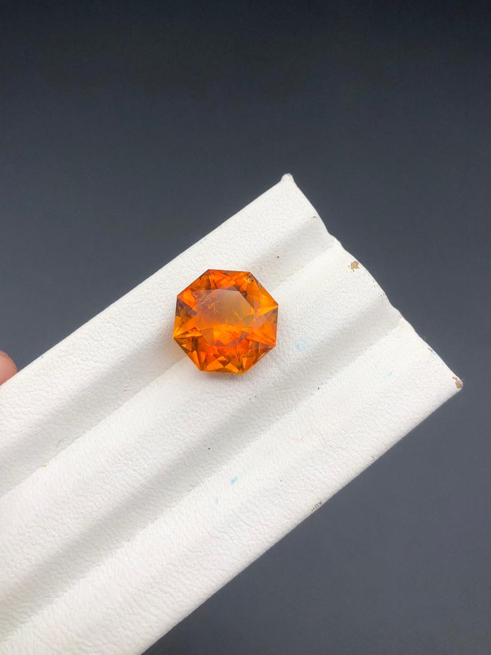 Natural Citrine – 5.90 ct of Pure Golden Fire