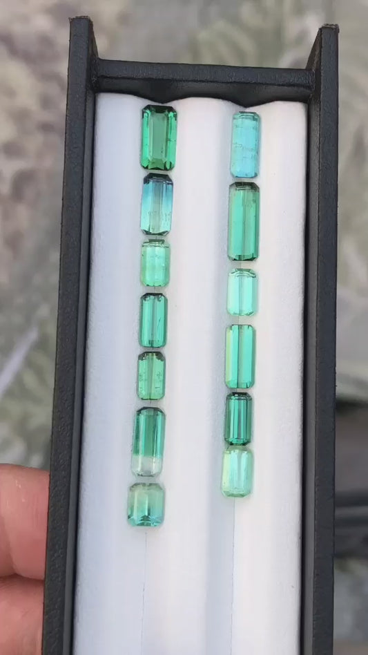 Beautiful faceted Tourmaline lot available for sale.